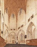 Interior of the Choir of St Bavo at Haarlem Pieter Jansz Saenredam